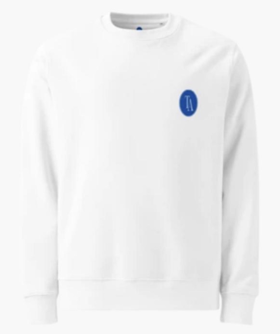 Weisser Pullover